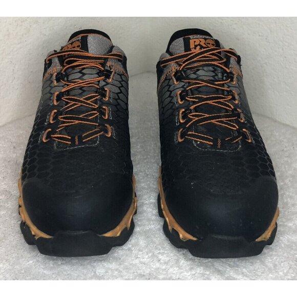 Timberland PRO Men's Low Steel-Toe Black Lace Up Work Boot Anti-Fatigue Size 8W - Picture 3 of 10